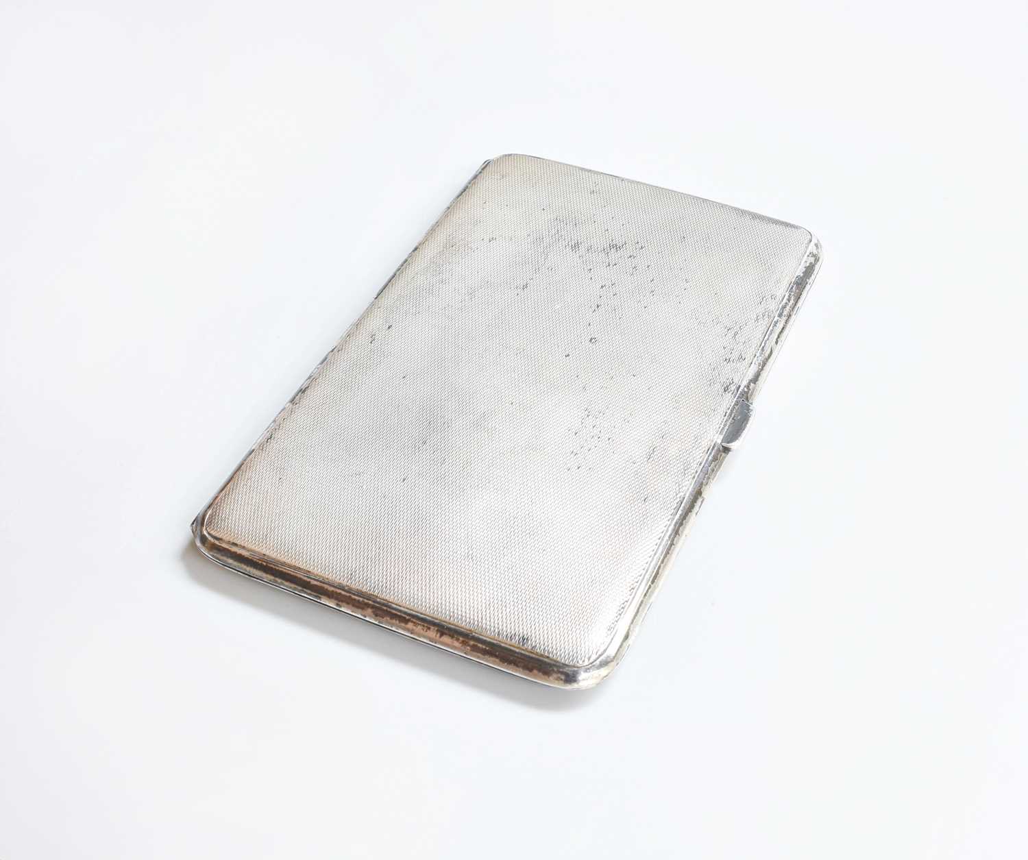 Lot 17 - A George V Silver Cigarette-Case, by John...