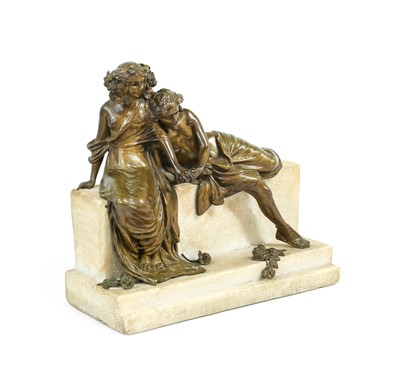 Lot 126 - Carl Kauba (1865-1922): "The Betrothal", A...