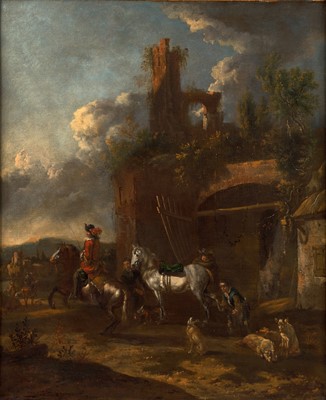 Lot 1148 - Circle of Philips Wouwerman (1619-1688) Dutch...