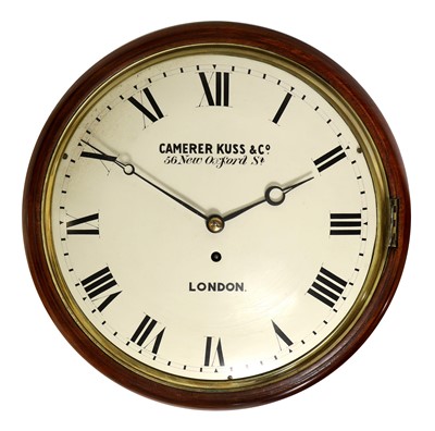 Lot 181 - A Mahogany 12-Inch Dial Wall Timepiece, signed...