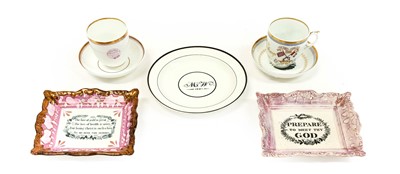 Lot 33 - A Middlesbrough Pottery Cup and Saucer, in the...