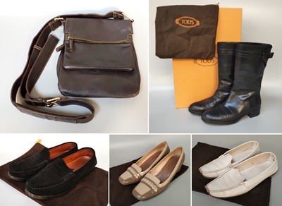 Lot 2192 - Modern Ladies Tod's Shoes and Accessories,...