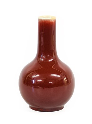 Lot 18 - A Chinese Sang de Boeuf Glazed Porcelain...