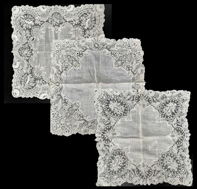 Lot 2039 - Late 19th Century Brussels Point de Gaze Lace...