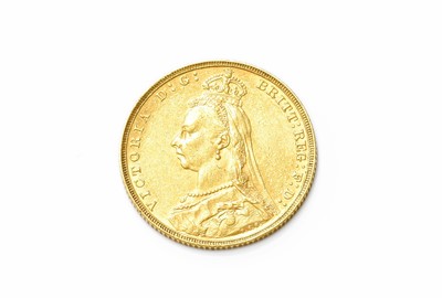 Lot 15 - Victoria, Sovereign 1892; good very fine