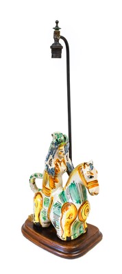 Lot 103 - A Sicilian Maiolica Figural Ewer, probably...