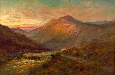 Lot 1102 - Alfred de Breanski Snr. (1852-1928) "The River...