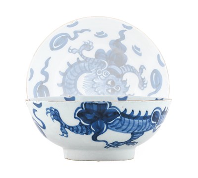 Lot 72 - An English Delft Bowl, mid 18th century,...
