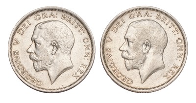 Lot 89 - 2x George V, Halfcrowns 1915, (S.4011);...