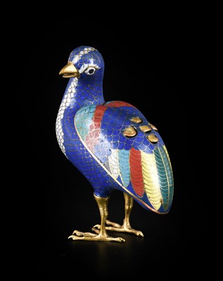 Lot 58 - ~ A Chinese Cloisonné Enamel Incense Burner...