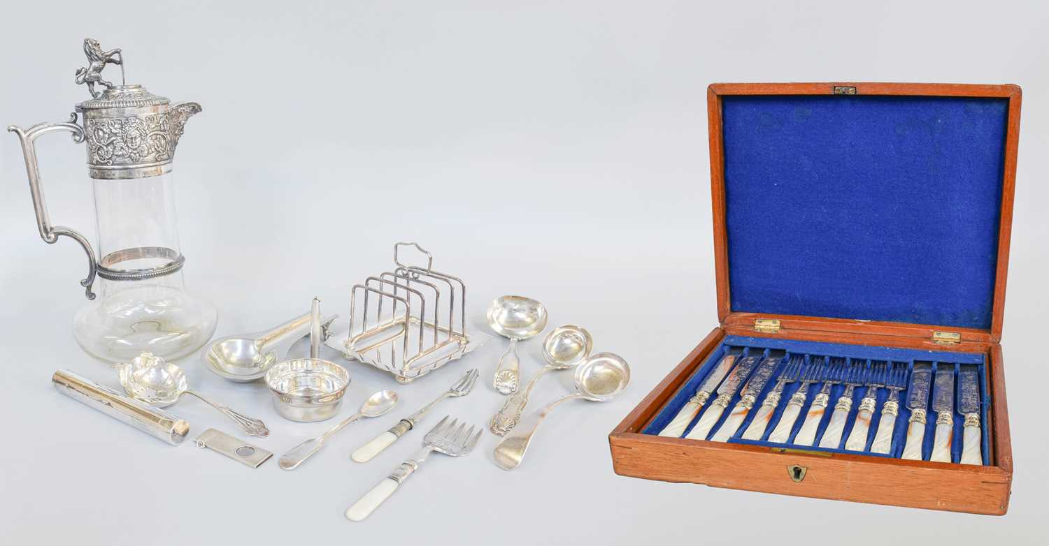 Lot 92 - A Collection of Assorted Silver and Silver...