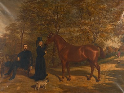 Lot 1076 - Benjamin Cam Norton (1835-1900) Adam and Amy...