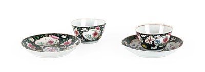 Lot 32 - ~ A Pair of Chinese Porcelain Tea Bowls and...