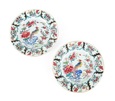 Lot 33 - ~ A Pair of Chinese Porcelain Plates,...