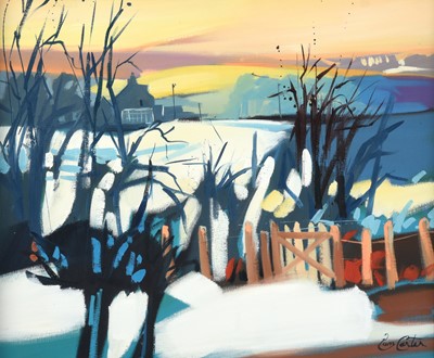 Lot 577 - Pam Carter, PA, PAI (1952-2022) "Snowbound"...