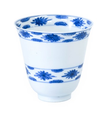 Lot 22 - A Chinese Porcelain Bell-Shaped Beaker, Kangxi,...