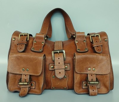 Lot 2195 - *Mulberry Brown Leather Roxanne Shoulder Bag...