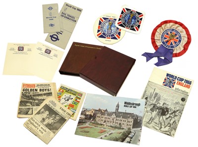 Lot 3083 - 1966 World Cup Related Items