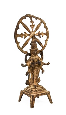 Lot 61 - A Sino-Tibetan Bronze Figure of...