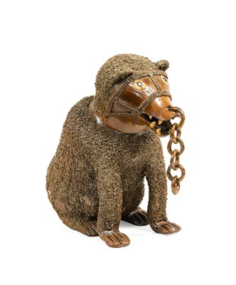 Lot 78 - A Nottingham Brown Salt-Glaze Stoneware Bear...