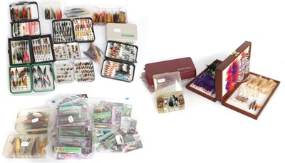 Lot 3135 - A Quantity of Various Flies and Fly Boxes