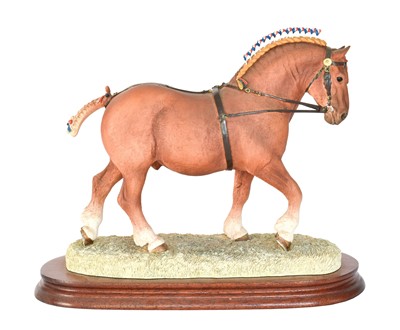 Lot 98 - Border Fine Arts 'Suffolk Punch Stallion'...