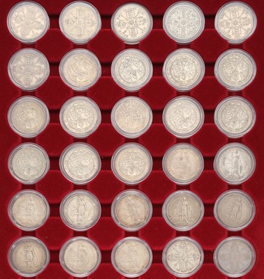 Lot 72 - Collection of British Florins; 30x florins...