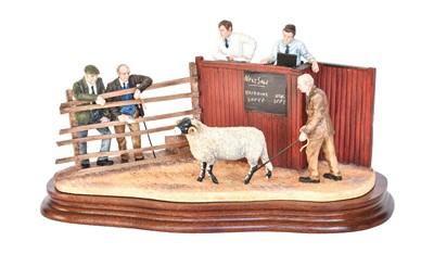 Lot 167 - Border Fine Arts 'What am I Bid?' (Swaledale),...
