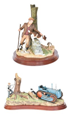 Lot 186 - Border Fine Arts Studio Models: 'Out with the...