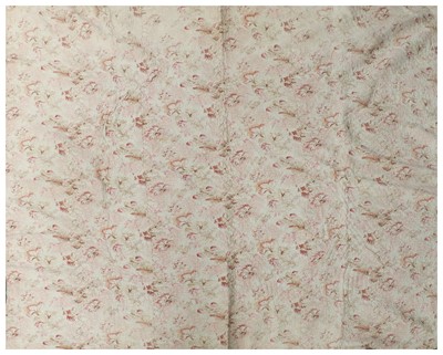Lot 2005 - Late 19th Century Whole Cloth Quilt with...