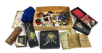 Lot 2017 - Assorted Ladies Costume Jewellery, Hat Pins...