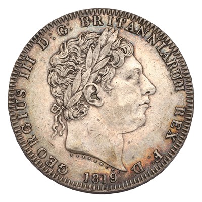 Lot 46 - George III, Crown 1819, LIX (Bull 2010, ESC...