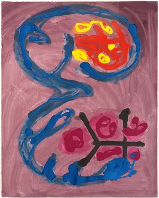 Lot 663 - John Hoyland (1934-2011) Untitled Signed and...