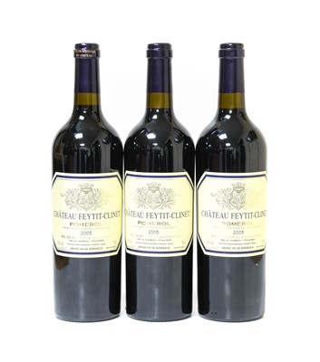 Lot 26 - Château Feytit-Clinet 2005 Pomerol (three...