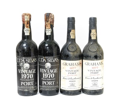 Lot 69 - Graham's 1977 Vintage Port (two bottles), C....