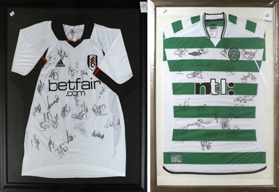 Lot 3048 - Two Signed Football Shirts