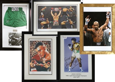 Lot 3018 - Joe Frazier Autographed Shorts