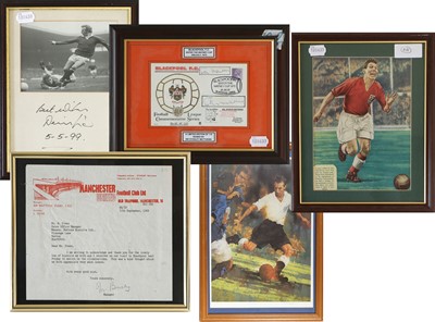 Lot 3069 - Autographed Football Items