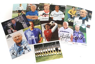 Lot 3076 - 1966 West German World Cup Autographed Photographs