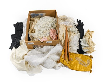 Lot 2075 - Assorted Embroidered and Lace Costume...