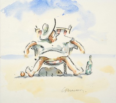 Lot 620 - Charlie Mackesy (b.1962) Sunbather Signed,...