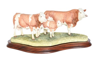 Lot 152 - Border Fine Arts 'Simmental Family Group',...