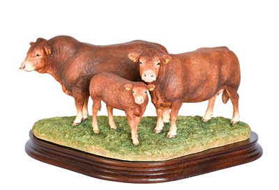 Lot 138 - Border Fine Arts 'Limousin Family Group',...