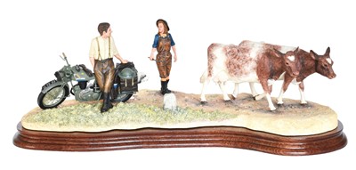 Lot 126 - Border Fine Arts 'Flat Refusal' (Friesian),...