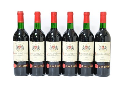 Lot 43 - L de Lussac 2004 Saint-Émilion (six bottles)