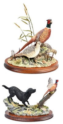Lot 171 - Border Fine Arts 'Keeping Guard' (Pheasants),...