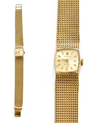Lot 64 - A Lady's 9 Carat Gold Rolex Precision...