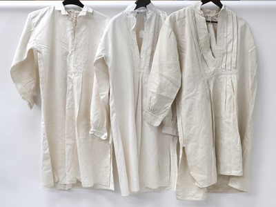 Lot 2116 - Three Early 20th Century French Linen Farmers...