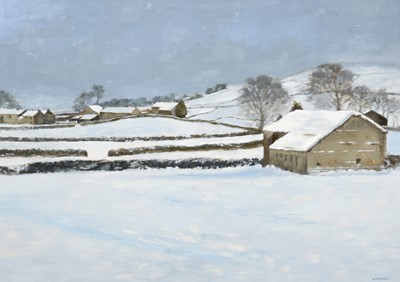 Lot 574 - Brian Alderman (b.1954) ''When Winter Comes''...