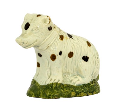 Lot 46 - A Pratt Ware Figure of a Bear, circa 1800,...